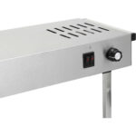 Komerciāls portāls ar sloksnes sildītāju un apgaismojumu 650x315x457mm | Adexa XDHHC600 - Image 2