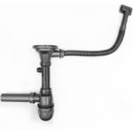 Roku darināta ieliekama dubultā izlietne 865x430x200mm nerūsējošs tērauds R20 virsmā montējama / apakšējā montāža | Adexa 204040D - Image 4