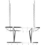 Griestu katlu pakaramais 12 āķiem Nerūsējošs tērauds 1000x508mm | | Adexa CMR10050 - Image 5