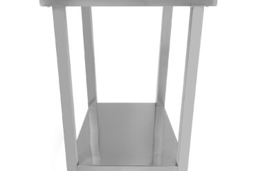 Profesionāls darba galds Nerūsējošais tērauds Apakšplaukts 800x800x900mm | Adexa DWT80080