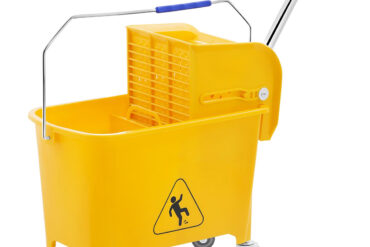 Profesionālais mopa spainis ar starpsienu un izgriezēju 20 litri | Adexa GX101VL