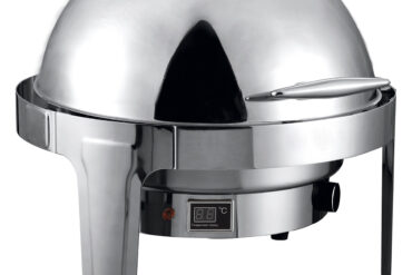 Elektriskais kausētājs ar rullējamu vāku Apaļš Nerūsējošais tērauds Spoguļa pulējums 6 litri | Adexa RA2101BE