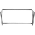 Sienas plaukts ar katlu turētāju 12 āķiem Nerūsējošais tērauds 1200x300x300mm | Adexa VMR1230 - Image 5