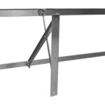 Sienas plaukts ar katlu turētāju 12 āķiem Nerūsējošais tērauds 1200x300x300mm | Adexa VMR1230U - Image 7