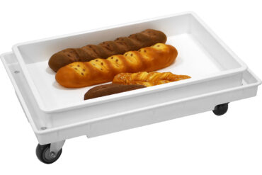 Picas mīklas kastu ratiņi 600x400mm | Adexa WHDB4C