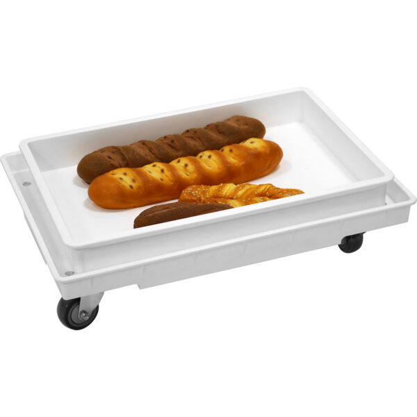 Picas mīklas kastu ratiņi 600x400mm | Adexa WHDB4C