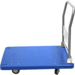 Liela salokāma platformas ratiņi zila 900x585x840mm | Adexa HZMTC400 - Image 3