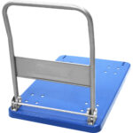 Liela salokāma platformas ratiņi zila 900x585x840mm | Adexa HZMTC400 - Image 4