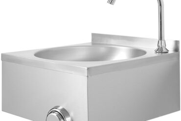 Komerciālais roku mazgāšanas izlietne Nerūsējošais tērauds Ceļgala vadība | Adexa VHWR44