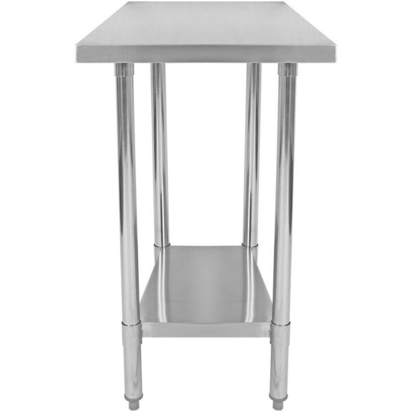 Divu līmeņu nerūsējošā tērauda darba galds 450x700x900mm | Adexa WT7045WO