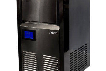 Komerciāla ledus kubiņu mašīna Caurspīdīgs ledus Atsevišķi kubiņi 30kg/24h Melna Digitālie vadības elementi | Adexa GI30BD