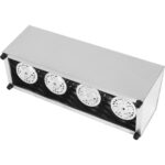 Komercijas Galda Piederumu Groza Turētājs 4 caurumu Nerūsējošais tērauds | Adexa KFA04B - Image 2