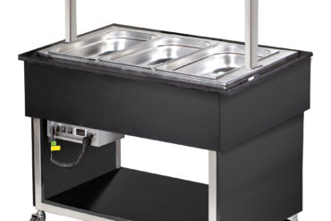 Karstā salātu piegādes bufete 3xGN1/1 melna | Adexa MBH811BB