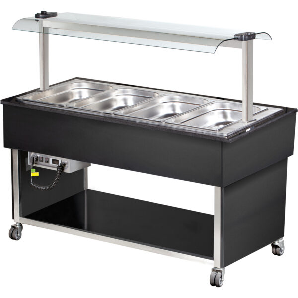 Karstās salātu bārs 4xGN1/1 Melns | Adexa MBH814BB