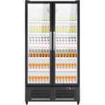 Bīdāmais pudeles ledusskapis, vertikāls, ar divām durvīm, 756 litri, bez augšējā paneļa | Adexa SC760FB - Image 3