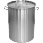 Profesionāla atkritumu tvertne Nerūsējošais tērauds ar vāku 95 litri | Adexa SDB95 - Image 8