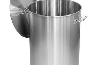 Profesionāla atkritumu tvertne Nerūsējošais tērauds ar vāku 95 litri | Adexa SDB95