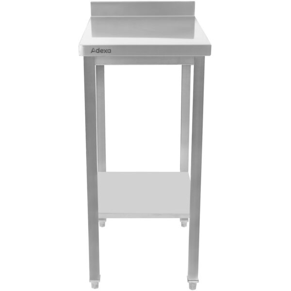 Profesionāls Darba galds Nerūsējošais tērauds Apakšplaukts Aizsienis 400x700x900mm | Adexa SWT7040B
