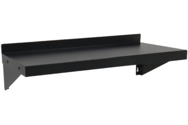 Komercīāla sienas plaukts Melni pulverkrāsots tērauds 700x300x190mm | Adexa WSPC30070