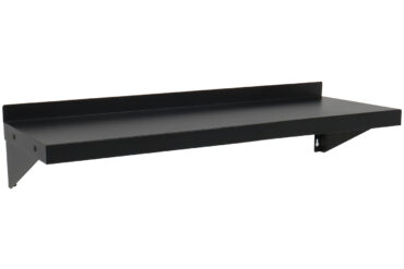 Komerciāla sienas plaukts Melns ar pulvera pārklājumu tērauds 900x300x190mm | Adexa WSPC30090