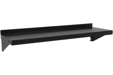 Komercfunkciju sienas plaukts Melns ar pulvera pārklājumu tērauds 1000x300x190mm | Adexa WSPC30100