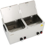 Komercionālie dubultie hotdogu sildītāji 2x8 litri 2.4kW | Adexa XDESW8D