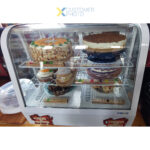 Displeja ledusskapis 100 litri 2 plaukti Balts | Adexa CW100W - Image 2