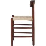 Bērzā krēsls Valriekstu krāsas ar Vieglu pītu virvi sēdekli | | Adexa GS60575LWBE - Image 5