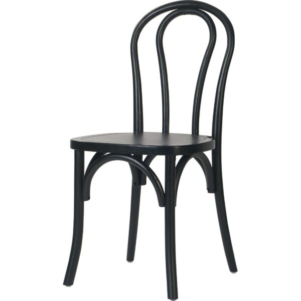 Ēdamistabas krēsls no melnas kaučukkoka | | Adexa GS90003B