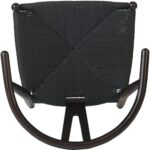 Beech Wood krēsls Tumša valrieksta krāsā ar melnu pītu virvju sēdekli | | Adexa GSW0029DWB - Image 6