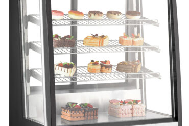 Komercālais vitrīnas displeja ledusskapis 196 litri nerūsējošais tērauds | Adexa CW196