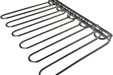 Vīna glāžu turētājs melns griestu stiprinājums Garums 450 mm 20 vīna glāzes | Adexa WGR5B