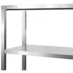 Komercvirtuves garnīrs 2 līmeņi Nerūsējošais tērauds 900x335x700mm | Adexa WHES903470 - Image 4