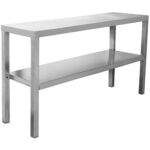 Komercvirtuves garnīrs 2 līmeņi Nerūsējošais tērauds 900x335x700mm | Adexa WHES903470