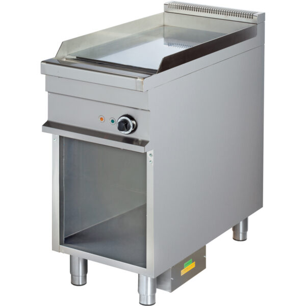 Elektriskais gludais fry tops uz atvērtas bāzes, 1 zona, 6kW | Adexa Hotmax 900 EG911
