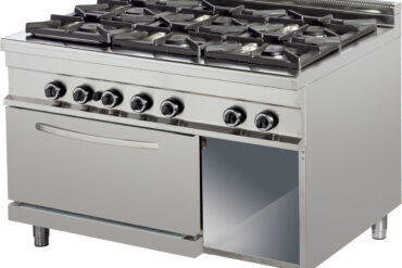 Gāzes virsma uz gāzes cepeškrāsns 6 degļi 48kW+7.5kW | Adexa Hotmax 900 GR932