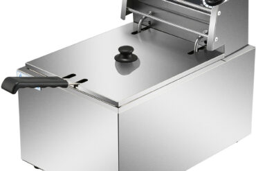 Komerciālais fritēšanas aparāts, vienpārejas, elektriskais, 10 litri, 2.8kW galda virsmai | Adexa HEF88