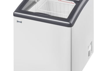 Tirdzniecības displejs Saldējuma saldētava Izliektas bīdāmas stikla durvis 158 litri | Adexa SCSD158A