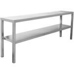 Komerciāla virtuve Gantry 2 līmeņi Nerūsējošais tērauds 1600x335x700mm | Adexa WHES1603470