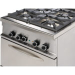 Gāzes virsma uz gāzes cepeškrāsns 6 degļi 48kW+7.5kW | Adexa Hotmax 900 GR932 - Image 3