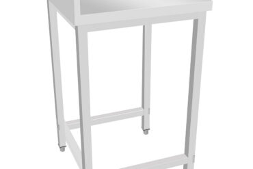 Rūpnieciska nerūsējošā tērauda labās puses darba galds 600x600x965mm | Adexa DWL6060R