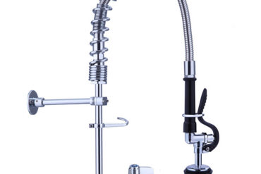 Iepriekšējās skalošanas izsmidzināšanas iekārta Sienas montāža Dubultā ieplūde Augstums 500mm Nerūsējošais tērauds | Adexa EQ7802A