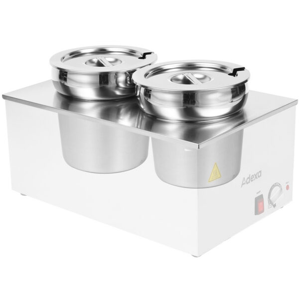 Komerciālais Hotpot Bain Marie GN1/1 2 x 7 litri | Adexa WH706627P