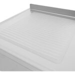 Komercijas izlietne Nerūsējošs tērauds 800x700x900mm 1 bļoda Aizsargslānis 50mm | Adexa DSE8070 - Image 8