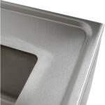 Komercijas izlietne Nerūsējošs tērauds 800x700x900mm 1 bļoda Aizsargslānis 50mm | Adexa DSE8070 - Image 7