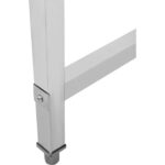 Komercijas izlietne Nerūsējošs tērauds 800x700x900mm 1 bļoda Aizsargslānis 50mm | Adexa DSE8070 - Image 2