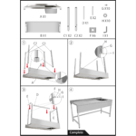 Komercijas izlietne Nerūsējošs tērauds 800x700x900mm 1 bļoda Aizsargslānis 50mm | Adexa DSE8070 - Image 5