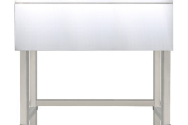 Komercijas izlietne Nerūsējošs tērauds 800x700x900mm 1 bļoda Aizsargslānis 50mm | Adexa DSE8070