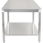 Premium darba galds ar apakšplauktu no 304 nerūsējošā tērauda Piemērots ārpus telpām 400x700x900mm | Adexa Elite ET27040