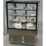 Displeja tirdzniecības ledusskapis 370 litri 3 plaukti Melns un nerūsējošs tērauds | Adexa HL900B3 - Image 3